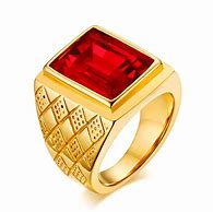 Cincin Emas Merah Delima